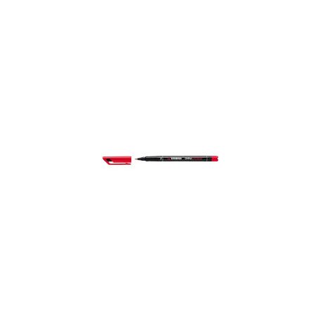 Alkoholos marker 0,7mm, STABILO OHPen F piros