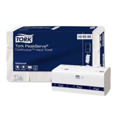   Kéztörlő 1 rétegű folyamatos adagolású 410 lap/csomag 12 csomag/karton 12 db/karton PeakServe® Tork_100585 fehér