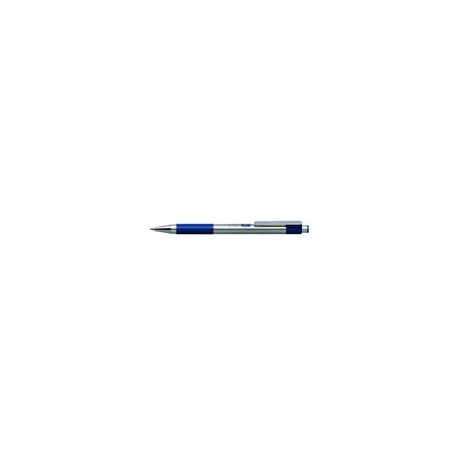 Golyóstoll 0,7mm, kék test, Zebra F-301, írásszín kék