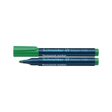 Alkoholos marker 1-3mm, kerek végű Schneider Maxx 130 zöld