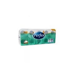  Toalettpapír 2 rétegű kistekercses 100% cellulóz 108 lap/tekercs 10 tekercs/csomag Boni Perfex