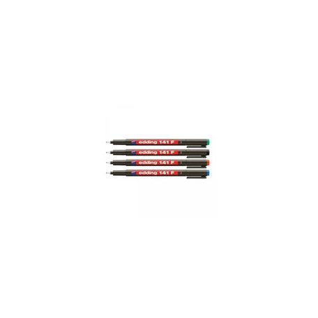 Alkoholos marker 0,6mm, 141F OHP Edding fekete