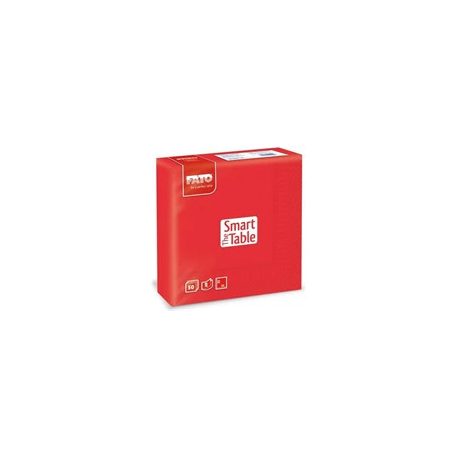 Szalvéta 2 rétegű 33 x 33 cm 50 lap/cs Fato Smart Table piros