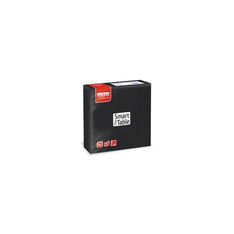 Szalvéta 2 rétegű 33 x 33 cm 50 lap/cs Fato Smart Table fekete