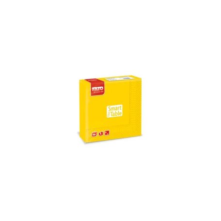 Szalvéta 2 rétegű 33 x 33 cm 50 lap/cs Fato Smart Table sárga_82623000